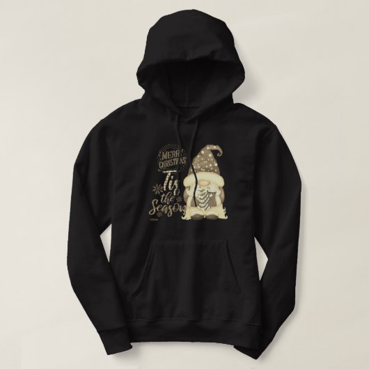 TIJD DE SEASON grappige kerstkoepel Hoodie (Design voorkant)