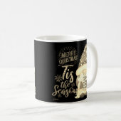 TIJD DE SEASON grappige kerstkoepel Koffiemok (Voorkant rechts)