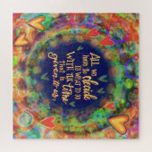 Tijd die aan ons wordt gegeven Inspirerend  citaat Legpuzzel (Horizontaal)