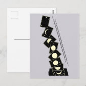 Tijd die door een gat valt briefkaart (Voorkant / Achterkant)