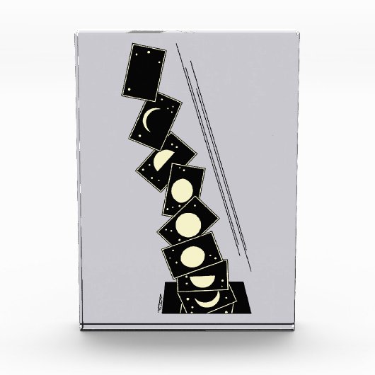 Tijd die door een gat valt fotoblokken (Voorkant)