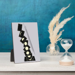 Tijd die door een gat valt fotoplaat