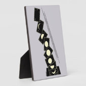 Tijd die door een gat valt fotoplaat (Zijkant)