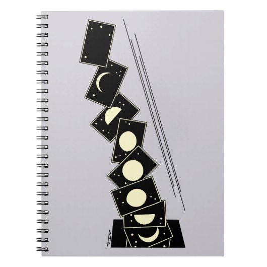 Tijd die door een gat valt notitieboek (Voorkant)