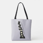 Tijd die door een gat valt tote bag (Achterkant)