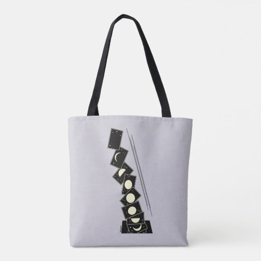 Tijd die door een gat valt tote bag (Achterkant)