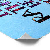 Tijd die klein reist poster (Hoek)