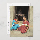 Tijd doorbrengen in Kathmandu Briefkaart (Voorkant / Achterkant)