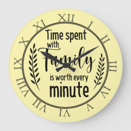 Tijd doorgebracht met familie grote klok