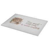 Tijd doorgebracht met katten nooit verspilde Schat Snijplank (Hoek)