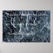 Tijd en advies van een advocaat poster (Voorkant)