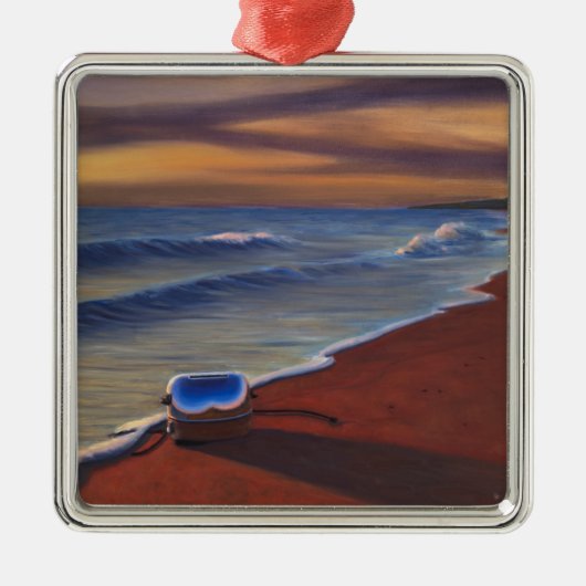 Tijd en eind 1999 metalen ornament (Voorkant)