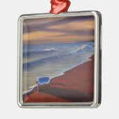 Tijd en eind 1999 metalen ornament (Links)