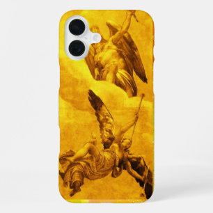 TIJD EN FAME ALLEGORIE / Goud Geel iPhone 16 Plus Hoesje