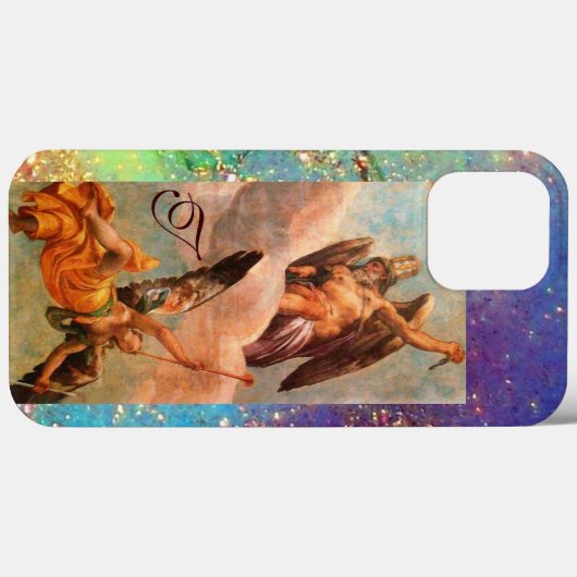 TIJD EN FAME-BEWUSTE MONOGRAM Case-Mate iPhone CASE (Achterkant (horizontaal))