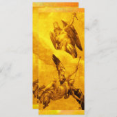 TIJD EN FAME, geel Aankondiging (Voorkant / Achterkant)