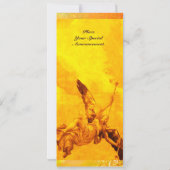 TIJD EN FAME, geel Aankondiging (Achterkant)