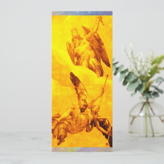 TIJD EN FAME, geel Aankondiging (Staand voorkant)