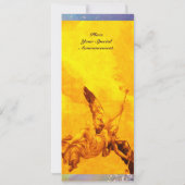 TIJD EN FAME, geel Aankondiging (Achterkant)