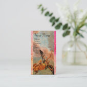 TIJD EN FAME VISITEKAARTJE (Staand voorkant)