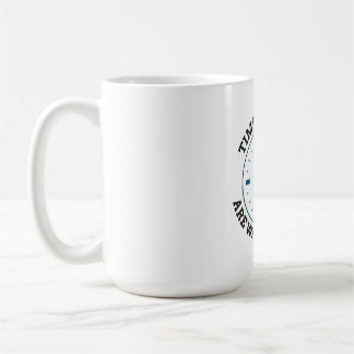 Tijd en getij wachten op niets - Inspirerend Koffiemok