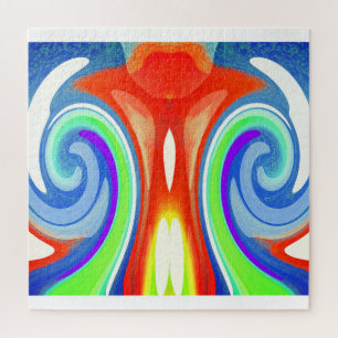 Tijd- en getijdenkunst legpuzzel