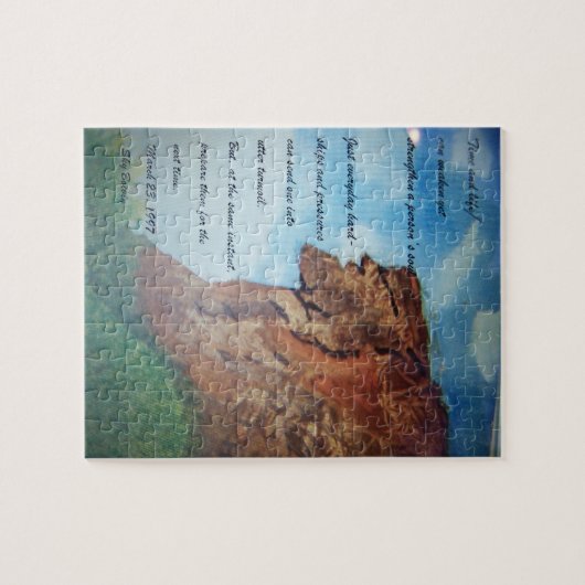 tijd - en levensgedicht puzzel legpuzzel (Horizontaal)