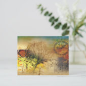 Tijd en muziek briefkaart (Staand voorkant)