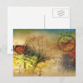 Tijd en muziek briefkaart (Voorkant / Achterkant)