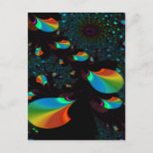 TIJD EN RUIMTE 2 ~ ABSTRACT BRIEFKAART KUNSTAFDRUK (Voorkant)