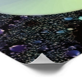 TIJD EN RUIMTE 4 ~ ABSTRACTE KUNSTAFDRUKKING POSTER (Hoek)