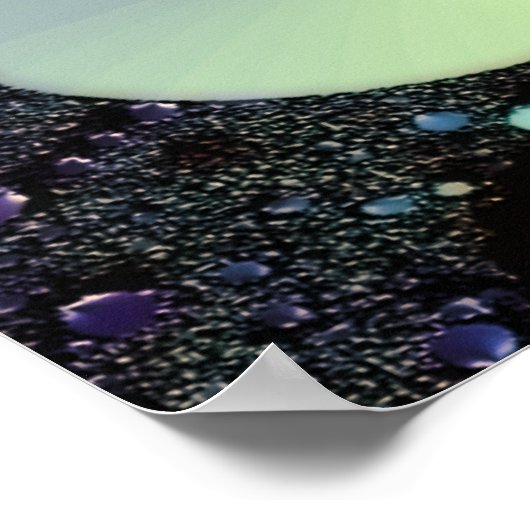 TIJD EN RUIMTE 4 ~ ABSTRACTE KUNSTAFDRUKKING POSTER (Hoek)