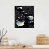 TIJD EN RUIMTE 4 ~ ABSTRACTE KUNSTAFDRUKKING POSTER (Keuken)