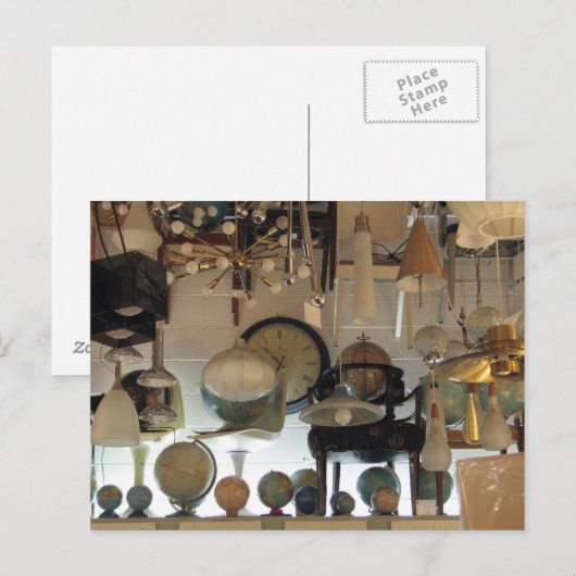 tijd en ruimte briefkaart (Voorkant / Achterkant)