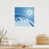 Tijd en ruimte poster (Keuken)