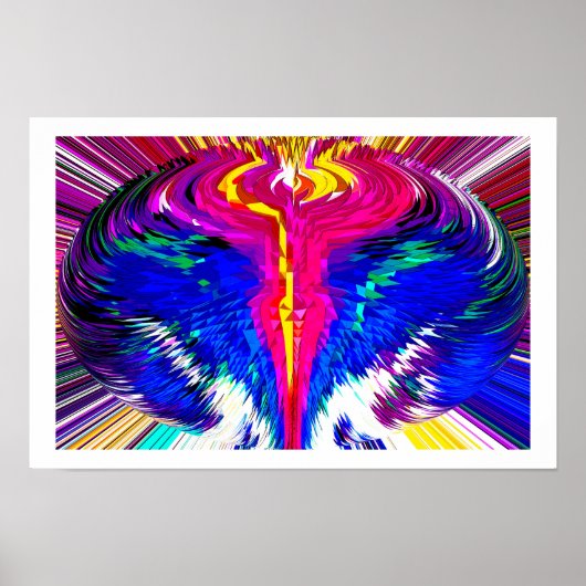 Tijd en ruimte wervelwind poster (Voorkant)