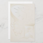 Tijd- en ruimtebenodigdheden briefpapier (Voorkant / Achterkant)