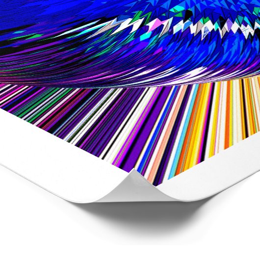 Tijd- en ruimtevortex poster (Hoek)