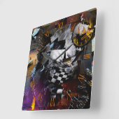 Tijd en verbeelding vierkante klok (Hoek)