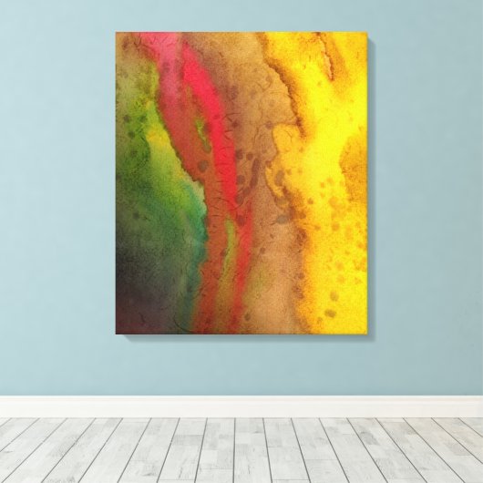 "Tijd" Fine Art Canvas Print (Insitu (Houten vloer))