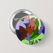 Tijd Fragmenten Ronde Button 5,7 Cm (Voorkant /achterkant)