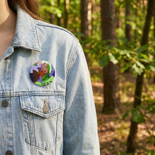 Tijd Fragmenten Ronde Button 5,7 Cm