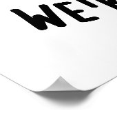 Tijd Frites Als We Samen Zijn Grappige Voedselgrap Poster (Hoek)