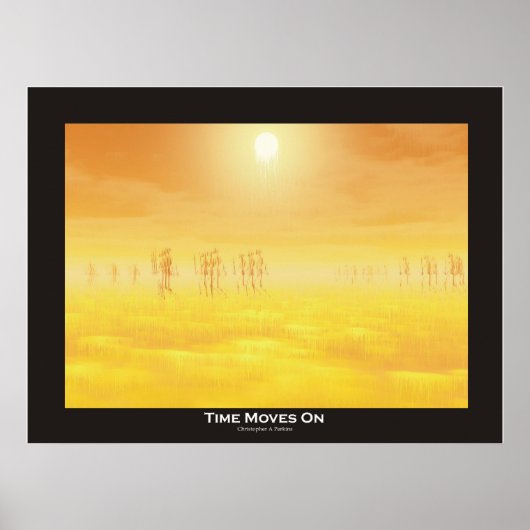 Tijd gaat aan poster (Voorkant)