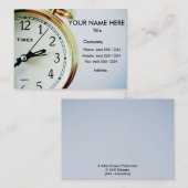 TIJD GENOEG! (Levering, koerier of boodschapper) ~ Visitekaartje (Voorkant / Achterkant)