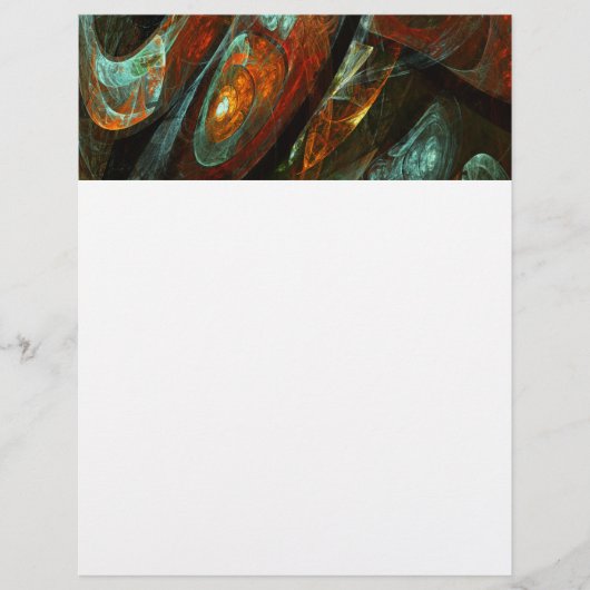 Tijd gespleten abstracte kunst (Voorkant)