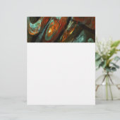 Tijd gespleten abstracte kunst (Staand voorkant)