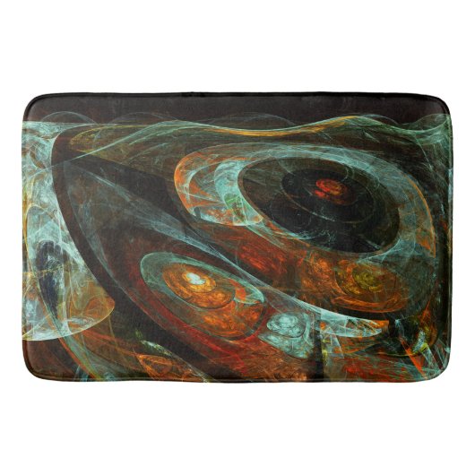 Tijd gespleten abstracte kunst badmat (Voorkant)