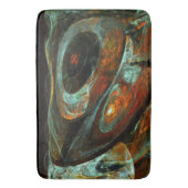Tijd gespleten abstracte kunst badmat (Voorkant Verticaal)