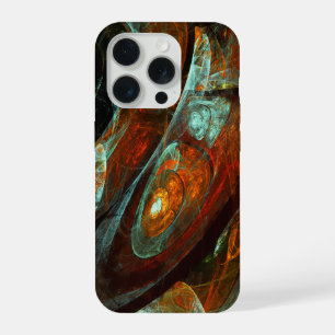 Tijd Gesplitste Abstracte Kunst iPhone 15 Pro Case